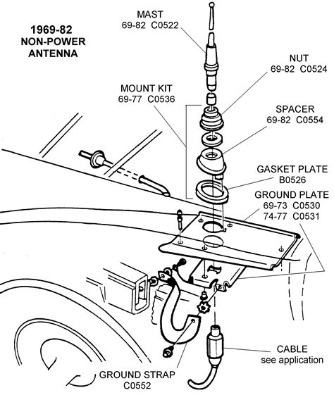 corvette antenna wiring diagram 